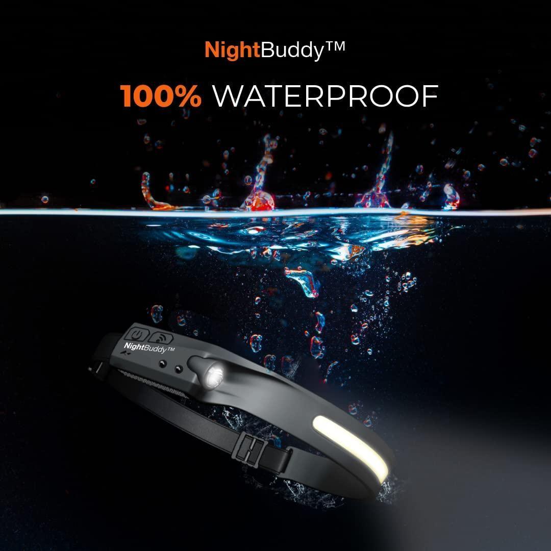 LED Headlamp for Camping | 230° Wide Beam | USB-C Rechargeable | 350 Lumens | Waterproof & Adjustable
