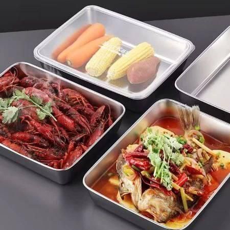 FreshLock Stainless Steel Storage & Baking Tray – Pack of 2/3/4