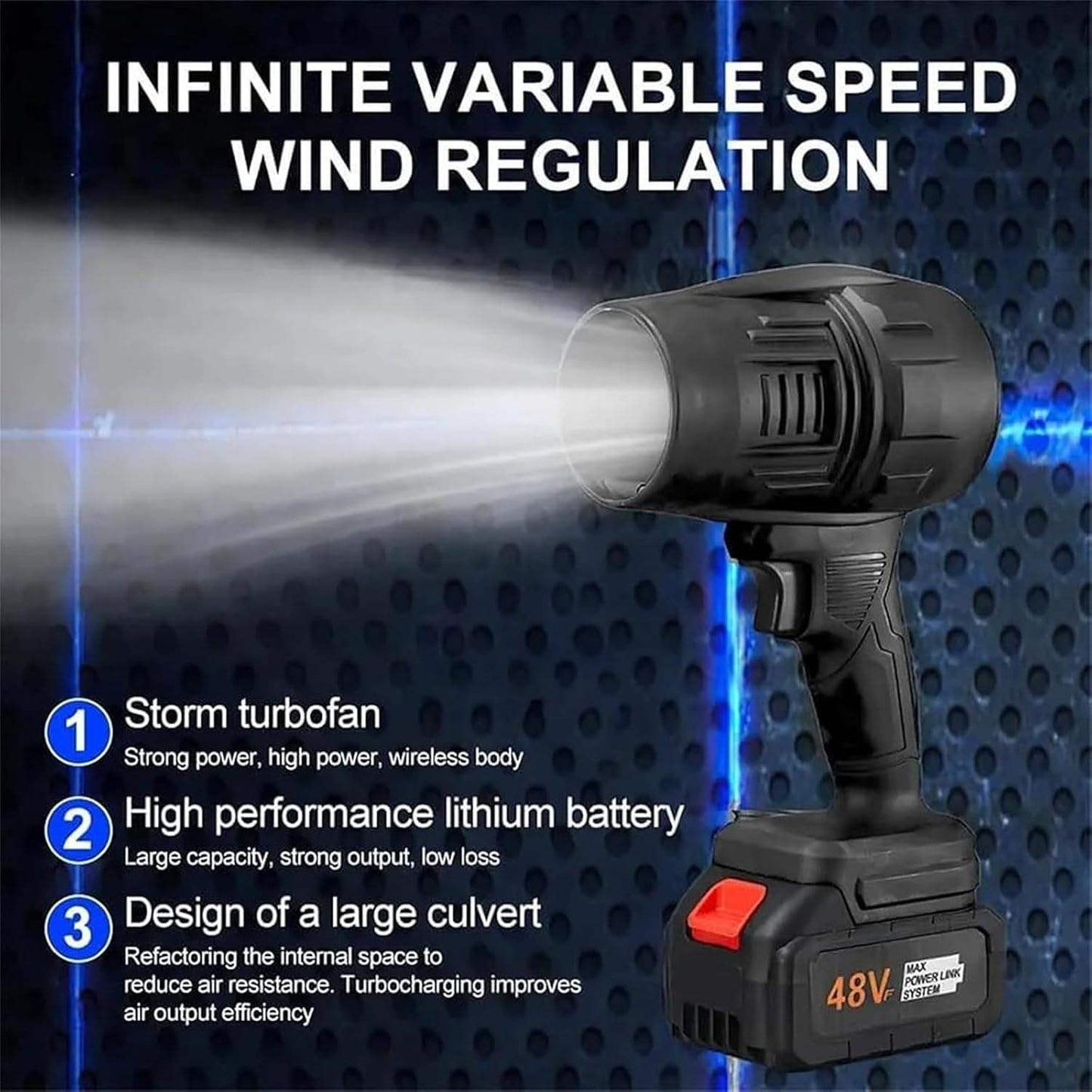 Multi Purpose Cordless Turbo Jet Blower