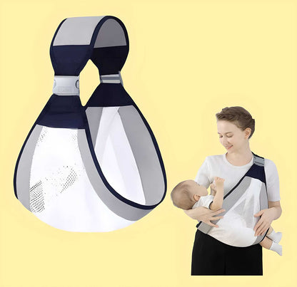 Quick-Dry Mesh Baby Sling Carrier | Newborn – Toddler (0-4 yrs) | Ergonomic “M” Seat