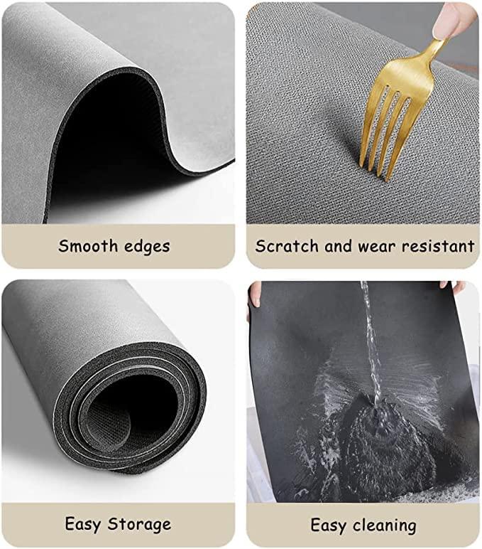 Lightweight & Washable Quick-Drying Mat (Pack of 2)