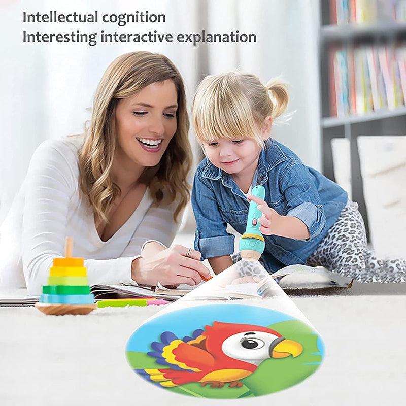 Slide Projector Flashlight Torch – Educational Learning Toy for Kids