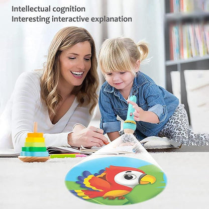 Slide Projector Flashlight Torch – Educational Learning Toy for Kids