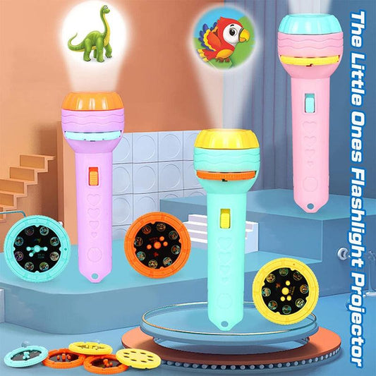 Slide Projector Flashlight Torch – Educational Learning Toy for Kids