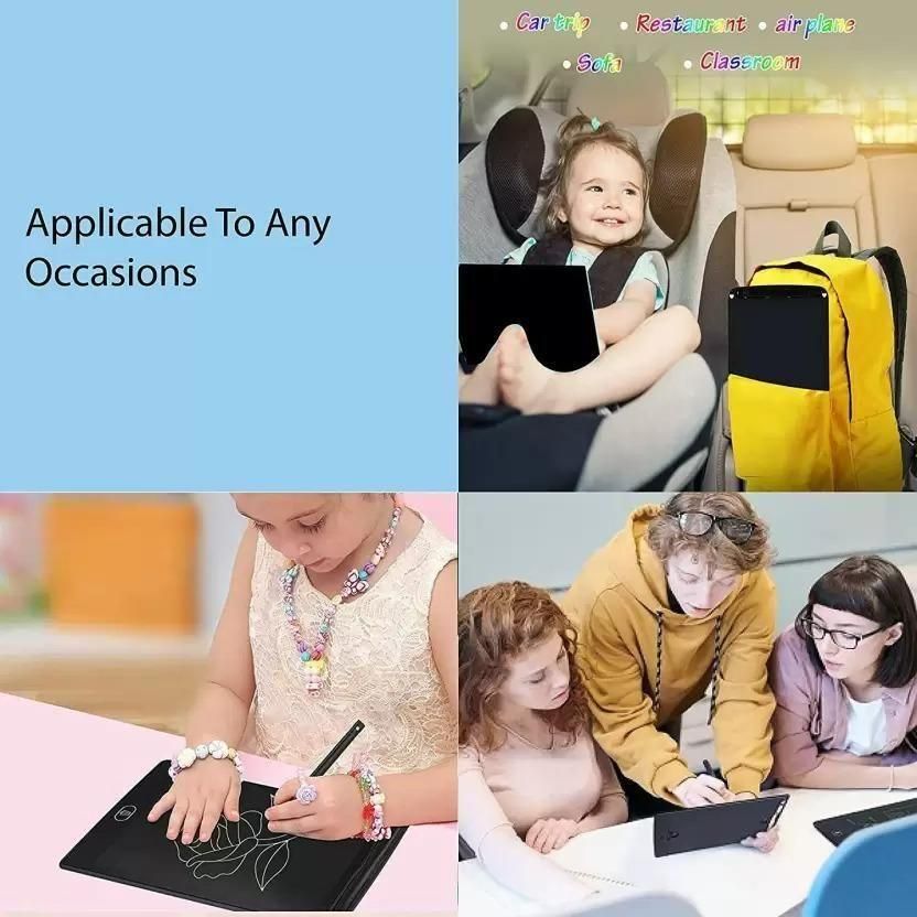 8.5-inch LCD Writing Tablet | Portable E-Note Pad with One-Key Erase & Stylus Dock