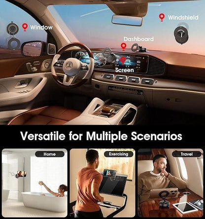 Vacuum Suction Magnetic Phone Mount | 360° Adjustable