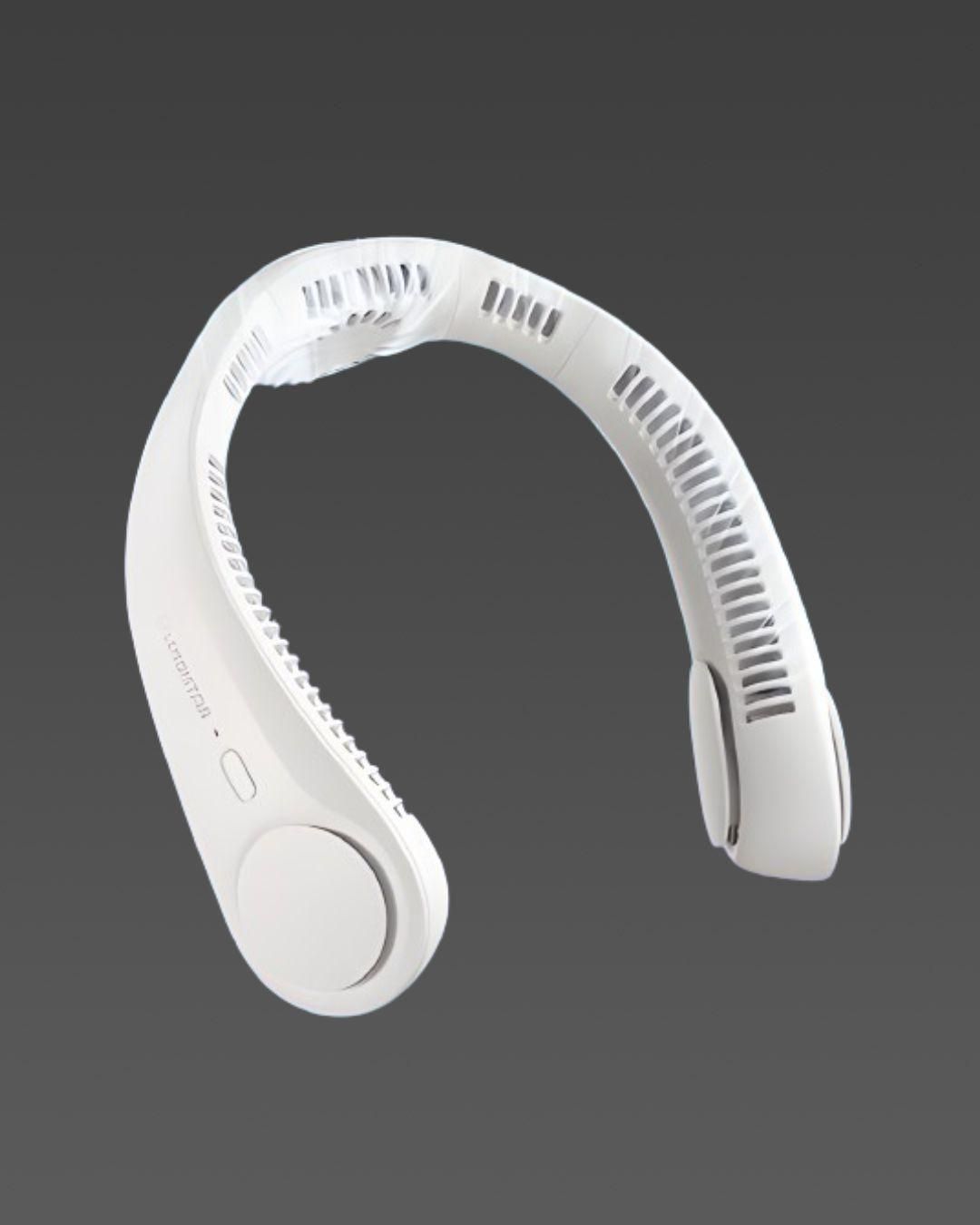 Portable Bladeless Hanging Rechargeable Neck Fan – Hands-Free, 360° Airflow, Ultra-Quiet