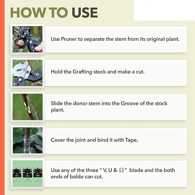 Grafting Cutter Set – Professional Plant Grafting & Pruning Tool