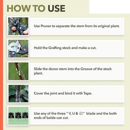 Grafting Cutter Set – Professional Plant Grafting & Pruning Tool