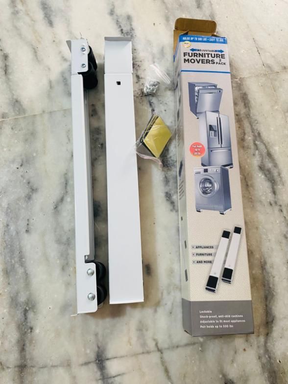 Multi-Functional Adjustable Trolley Fixed Mount Racks Holder (Pair of 1)