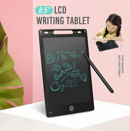 8.5-inch LCD Writing Tablet | Portable E-Note Pad with One-Key Erase & Stylus Dock