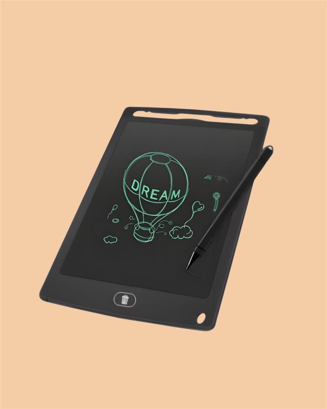 8.5-inch LCD Writing Tablet | Portable E-Note Pad with One-Key Erase & Stylus Dock