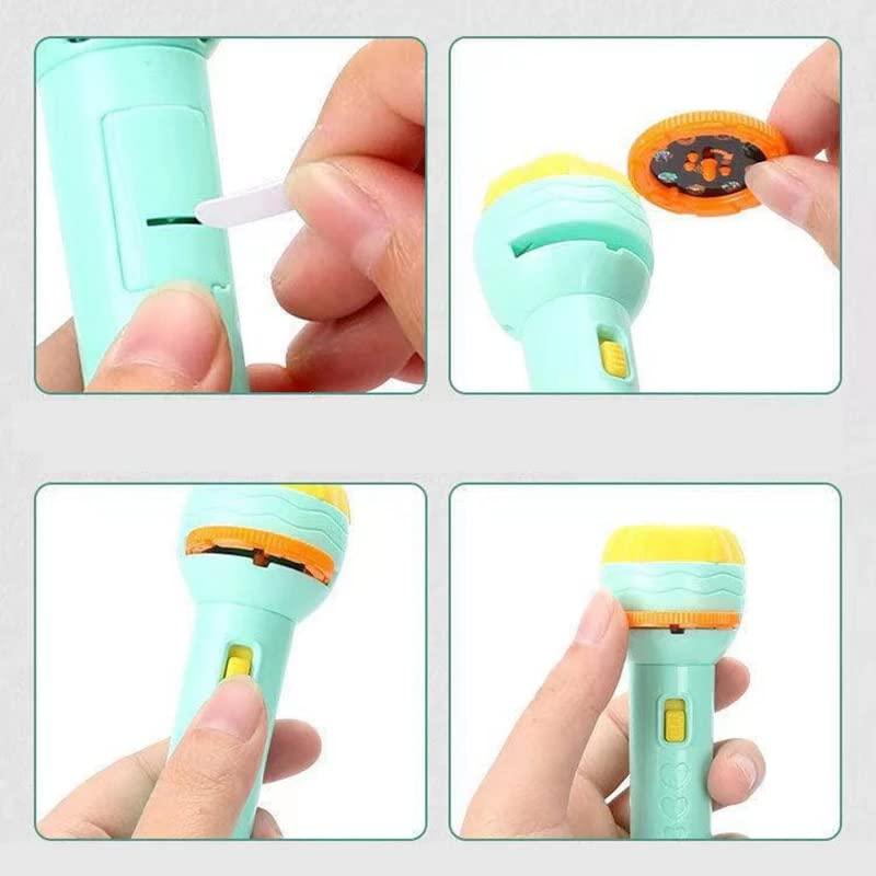 Slide Projector Flashlight Torch – Educational Learning Toy for Kids