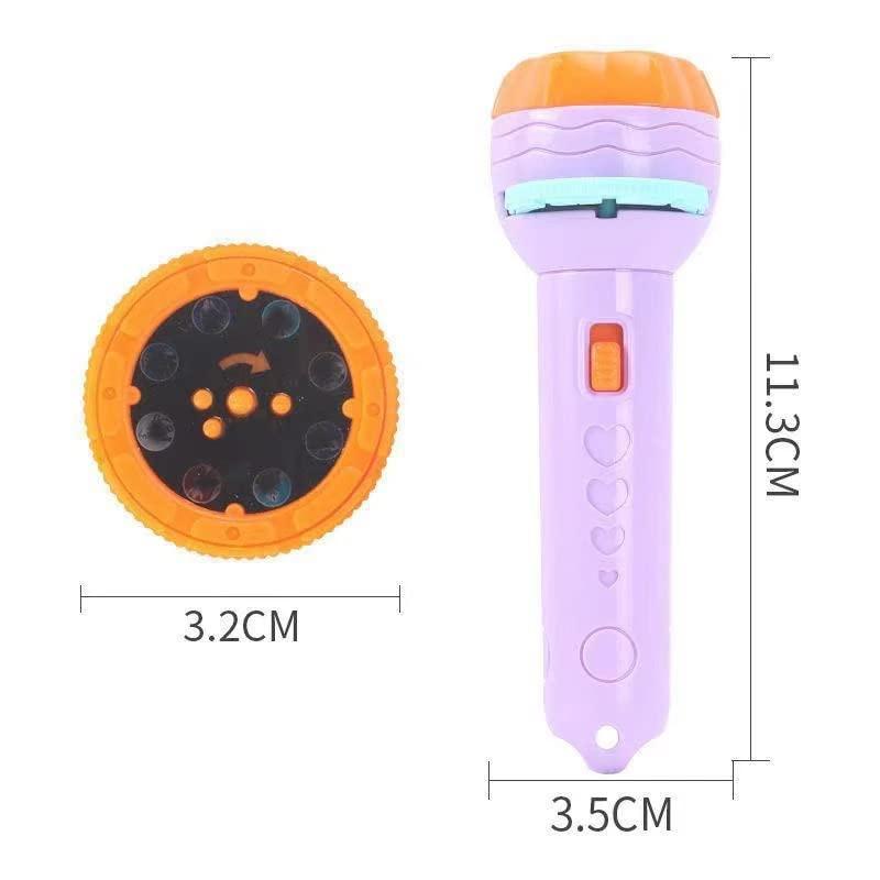 Slide Projector Flashlight Torch – Educational Learning Toy for Kids
