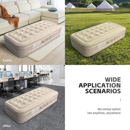 Premium Single Air Inflatable Mattress with Built-In Pump – Luxury Comfort, Fast Inflation, Travel-Ready Design