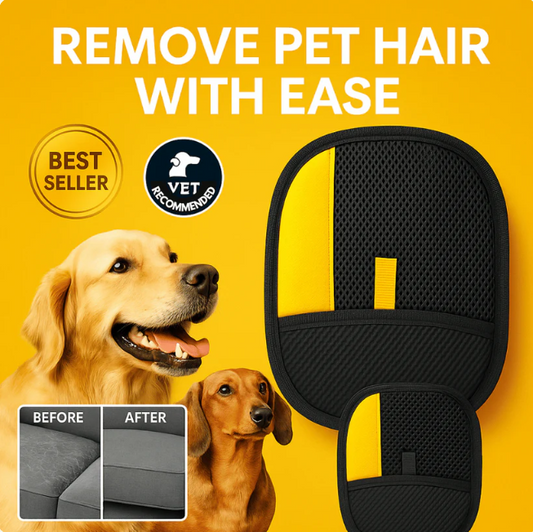 Advanced Mesh Grooming Glove for Shedding and Hair Removal